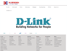 Tablet Screenshot of dcinfotech.com
